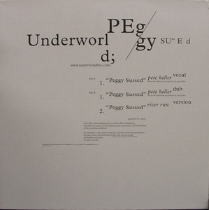 UNDERWORLD/PEGGY SUSSED/UK盤/新品12インチ!!