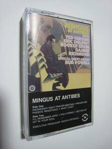 [ cassette tape ] CHARLES MINGUS / MINGUS AT ANTIBES US version tea -rus*min gas min gas * at * anti -b