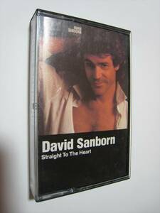 [ cassette tape ] DAVID SANBORN / STRAIGHT TO THE HEART US version David * sun bo-n strait *tu* The * Heart 