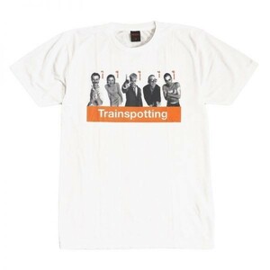 映画Tシャツ トレインスポッティング レントン ストリート系 デザインTシャツ おもしろTシャツ メンズ 半袖★tsr0663-wht-xl