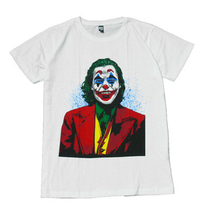 ジョーカー JOKER 映画 ホアキン・フェニックス ストリート系 デザインTシャツ おもしろTシャツ メンズ 半袖★tsr0493-wht-m