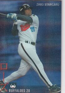  Calbee Professional Baseball card 2003 year S-16 rose close iron insert card Star 