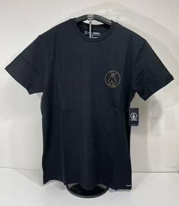 VOLCOM Volcom AF012106BLK men's M size short sleeves T-shirt back print tea T-Shirts Tee black color voru com new goods prompt decision free shipping 