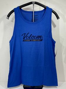 VOLCOM ボルコム A4522103ROY メンズ Mサイズ タンクトップ TankTop ロゴ プリント Logo ロイヤル色 青色系 ヴォルコム 新品 即決 送料無料