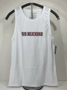 VOLCOM Volcom A4512101WHT Мужская майка размера M Майка Топ Логотип Печать Немного Большой Белый Цвет Volcom Новый Мгновенное Решение Бесплатная Доставка