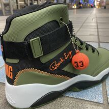 国内未発売 【us9】 EWING パトリック ユーイング 33 HI 2.0 USA正規品 バッシュ NBA スニーカー27cm オールドスクール CHIVE カーキ_画像5