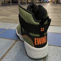 国内未発売 【us12】 EWING パトリック ユーイング 33 HI 2.0 USA正規品 バッシュ NBA スニーカー30cm オールドスクール CHIVE カーキ_画像6