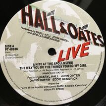 12inch DARYL HALL & JOHN OATES / A NITE AT THE APOLLO LIVE!_画像7