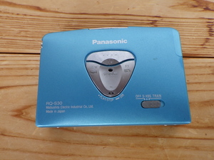 Panasonic cassette player RQ-S30 earth blue Junk 