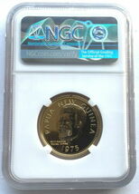 パプアニューギニア1975キング100喜納NGC PL69金貨 コイン、レア！ 硬貨_画像2