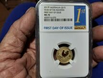 2017 FIRST DAY、NGC 70 POP：83 1/10、$ 15 0.999 硬貨_画像2