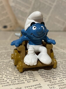 ☆ Smurf/PVC Рисунок/089/Обещание Винтаж США Редкий/Смурф ☆