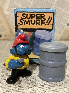 *1980 period / Smurf /PVC figure ⑤ super Smurf prompt decision Vintage SMURF rare *