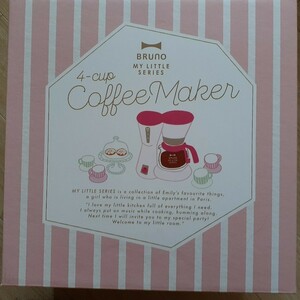 イデアインターナショナル BRUNO 4カップコーヒーメーカーBOE046-PK ピンク