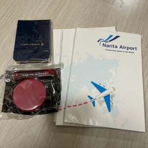 成田空港グッズ　ノート　モレスキン風メモ帳　歯ブラシセット