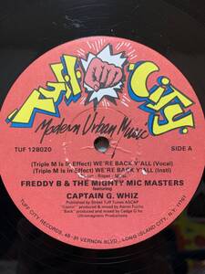 レア・ミドル☆USオリジナル☆Freddy B & The Mighty Mic Masters - Triple M Is In Effect) We're Back Y'all /Coolin' On The Ave.