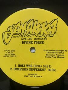 ミドルクラシック!! Divine Force - Holy War (Live) / Somethin Different/US REISSUE/JAZZY JAY/ EZEE