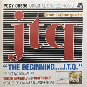 【Y3-9】ジェームス・テイラー・カルテット / ザ・ビギニング… J.T.Q. / PCCY00596 / James Taylour Quartet / The Beginning… J.T.Q.