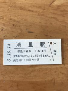 JR東日本 小海線 清里駅（平成6年）