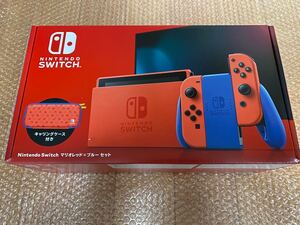 【新品未開封・保証付き】Nintendo Switch ニンテンドースイッチ Switch本体 マリオレッド×ブルー セット