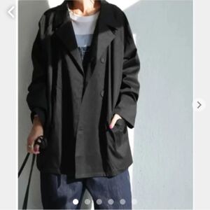 antiqua アンティカ ショート トレンチコート