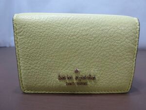 kate spade/ケイトスペード　ミニ財布　札入れ小銭入れ　カード3枚　77I