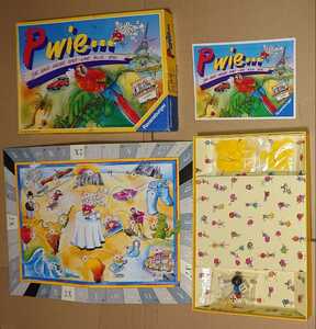 海外ボードゲーム P wie... (P is for Popcorn) Das ganz andere Stadt-Land-Fluss-Spiel I Ravensburger I 1991 Pwie...