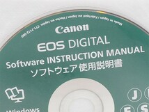 Canon EOS DIGITAL ソフトウェア使用説明書 CT1-7172-000 Software INSTRUCTION MANUAL CD-ROM キャノン 管12914_画像2