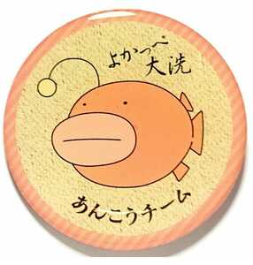  Ankoo anglerfish team original pin badge Girls&Panzer × Circle K thanks object commodity purchase privilege 