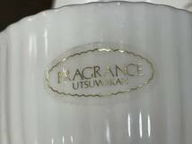 ★【白磁器/洋食器】UTSUWAKAN(器館) FRAGRANCE(フレグランス) 金ライン コーヒーカップ&ソーサー★未使用品_画像5