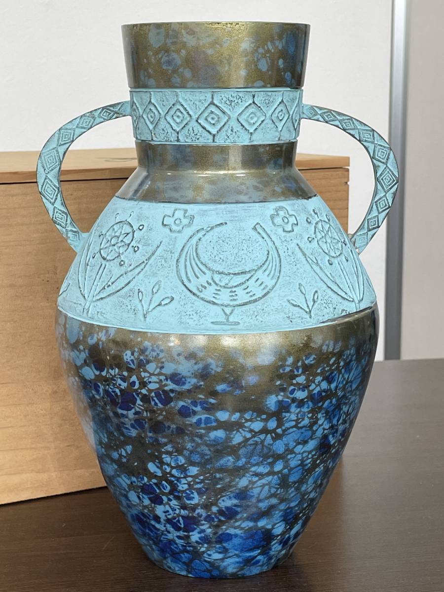 ヤフオク! -鋳銅花瓶(花器)の中古品・新品・未使用品一覧
