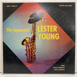 ■即決 Lester Young / Immortal RVG手書き ミゾナシ赤 MONO USA 