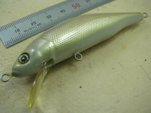 ザウルス レックスシンキング80 ライトグレー 団 SAURUS rex-Sinking SaltwaterMinnow Balsa-50 