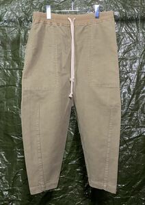 2014 DRKSHDW RICK OWENS DRAWSTRING CROPPED PANTS LEAF ダークシャドウ　リックオウエンス　クロップド　パンツ