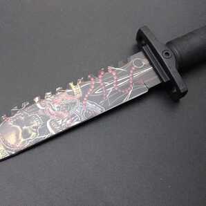 Ym1296 サバイバルナイフ アートナイフ 包丁 フィッシング テント タープ 焚き火 薪 料理