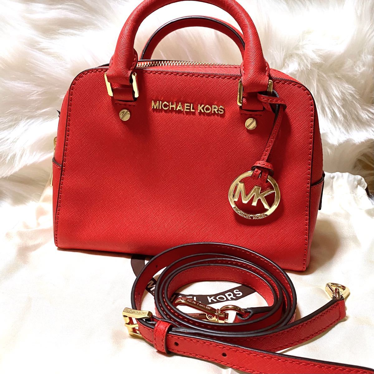 見事な 【送料無料】MICHAEL KORS トートバッグ ネイビー MICHAEL MENS