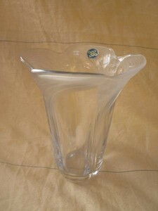 HOYA/ガラス製/フラワーベース/花瓶/置物/スズラン/花器