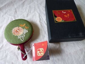 . butterfly series / hand-mirror / kimono small articles /. after crepe-de-chine 