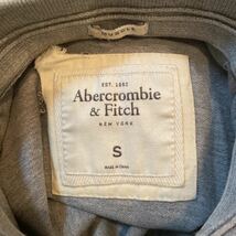 Abercrombie&Fitch 半袖ポロシャツ グレー S_画像3