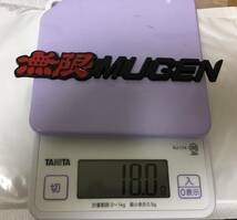 ★金属製！ずっしり。最高品質【★MUGEN 無限 HONDA★】ホンダ車用★mugenロゴ金属製★最高品質★ムゲンカスタム★honda _画像5