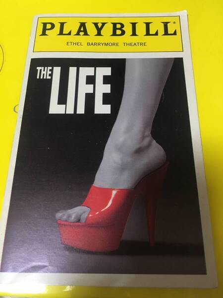 即決 送料込 中古 PLAYBILL ニューヨーク購入 The LIFE 1997年 ザ・ライフ