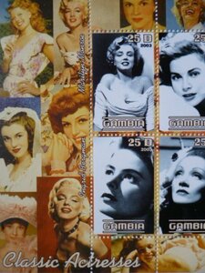  gun Via stamp [ Marilyn * Monroe ]4 sheets seat 2003