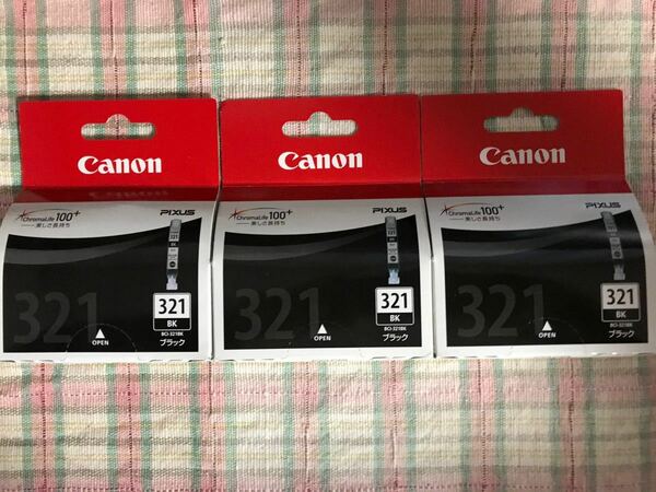 Canon キャノン純正インク　BCI-321BK 3個セット