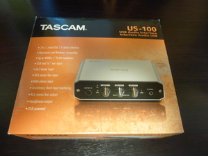  снижение цены [ как новый ]TASCAM US-100 USB аудио интерфейс 