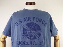 【送料無料 37%OFF】HOUSTON ヒューストン ピグメント加工 プリントTシャツ 「MOSQUITO」 NO.21814 NAVY_XLサイズ_画像2