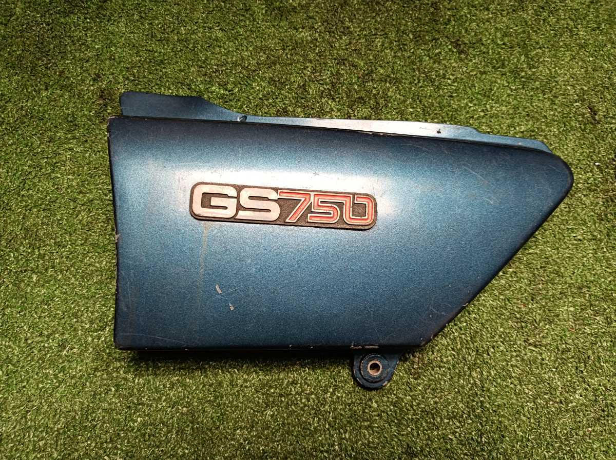 最高 スズキ GS750 純正サイドカバーエンブレム 新品未使用 ...