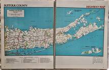 1980年代 ニューヨーク州 サフォーク郡　 道路地図 ドライブ地図 アトラス　A_画像4