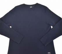 430 FOURTHIRTY (フォーサーティー) LS THERMAL CS 長袖サーマルカットソー ロンTee DARK NAVY 2 トレーナー MADE IN JAPAN_画像5