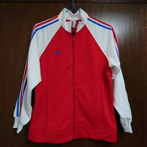  unused tag attaching Adidas jersey outer garment red white large XOT