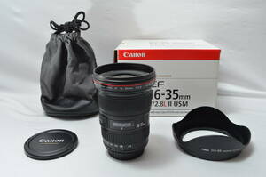 7049★ほぼ新品★Canon 広角ズームレンズ EF16-35mm F2.8L II USM フルサイズ対応